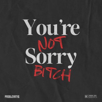 Problematic You're Not Sorry Bitch