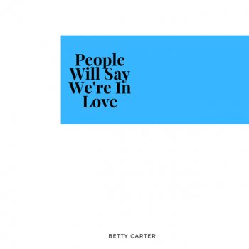 Betty Carter You and I