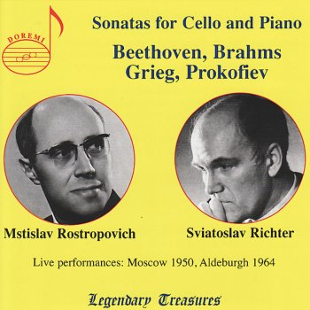 Исполнитель Mstislav Rostropovich feat. Sviatoslav Richter, альбом Rostropovich and Richter Perform Sonatas for Celllo and Piano