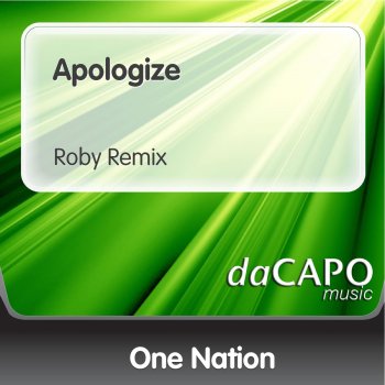 One Nation Apologize (Roby Remix)