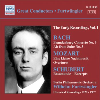 Wilhelm Furtwängler feat. Berliner Philharmoniker Overture (Suite) No. 3 in D Major, BWV 1068: II. Air, "Air On a G String"