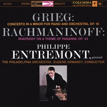 Sergei Rachmaninoff feat. Eugene Ormandy, Philippe Entremont & Philadelphia Orchestra Rhapsody on a Theme of Paganini for Piano and Orchestra, Op. 43