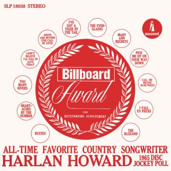 Harlan Howard I Don't Believe I'll Fall in Love Again