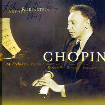 Frédéric Chopin feat. Arthur Rubinstein 24 Preludes, Op. 28: Prelude No. 21 in B-flat