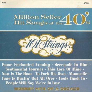 101 Strings Orchestra Sentimental Journey (From: Sentimental Journey)