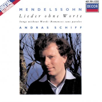 Mendelssohn; András Schiff Lieder ohne Worte, Op.38: No. 2. Allegro non troppo in C minor "Lost Happiness"