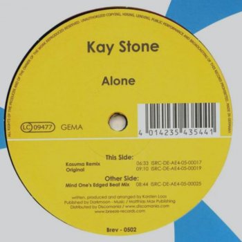 Kay Stone アローン (ラジオ・バージョン)