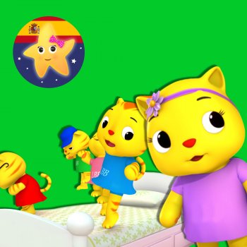 Little Baby Bum en Español 5 Gatitos Saltando en la Cama