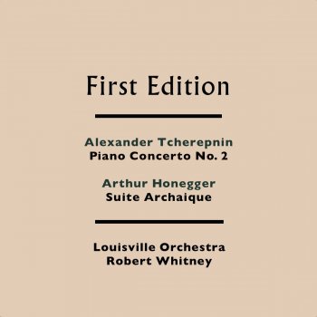 The Louisville Orchestra Suite Archaique: I. Overture, Largemento