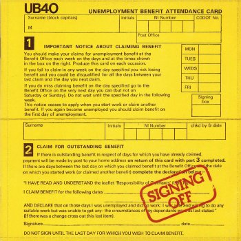 UB40 Burden of Shame