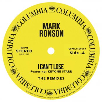 Mark Ronson feat. Keyone Starr I Can't Lose - MenuWriteMessage Remix