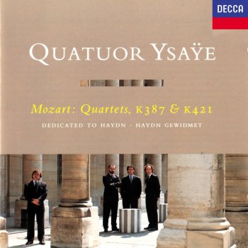 Исполнитель Quatuor Ysaÿe, альбом Mozart: String Quartets Nos. 14 & 15 "Haydn"