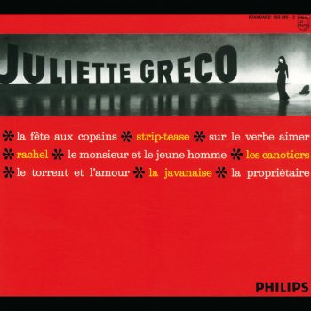 Juliette Gréco ‎ Strip Tease - Mono