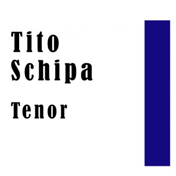 Tito Schipa Pagliacci: Serenata. O Colombina