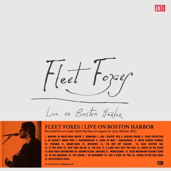 Fleet Foxes Ragged Wood (Live on Boston Harbor)