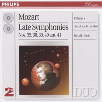 Wolfgang Amadeus Mozart feat. Staatskapelle Dresden & Sir Colin Davis Symphony No.39 in E flat, K.543: 1. Adagio - Allegro