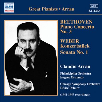 Carl Maria von Weber feat. Claudio Arrau Piano Sonata No. 1 in C Major, Op. 24, J. 138: II. Adagio