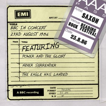 Saxon 747 (Strangers In The Night) - Live At The Reading Festival