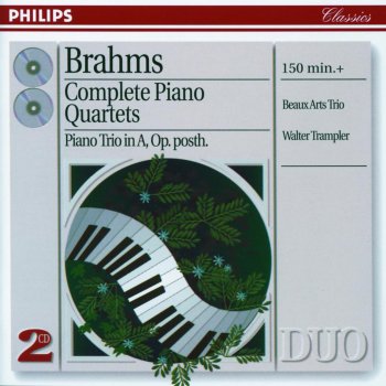 Walter Trampler feat. Beaux Arts Trio, Menahem Pressler, Isidore Cohen & Bernard Greenhouse Piano Quartet No. 1 in G minor, Op. 25: I. Allegro