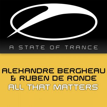 Alexandre Bergheau feat. Ruben de Ronde All That Matters (Radio Edit)