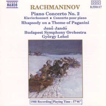 Sergei Rachmaninoff feat. Jenő Jandó, Budapest Symphony Orchestra & György Lehel Piano Concerto No. 2 in C Minor, Op. 18: III. Allegro scherzando