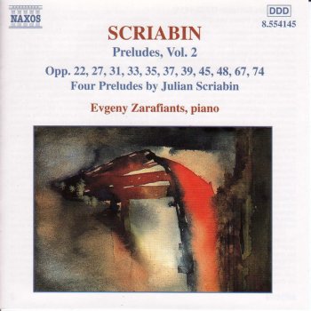 Alexander Scriabin 4 Preludes, Op. 37: I. Prelude No. 1 in B-Flat Minor: Mesto