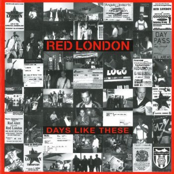 Red London Rain Grey Town