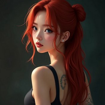 t2Muse Tokyo redhead -(redhead girl w/ tattoo)-