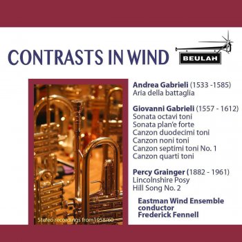 Исполнитель Eastman Wind Ensemble, альбом Contrasts in Wind
